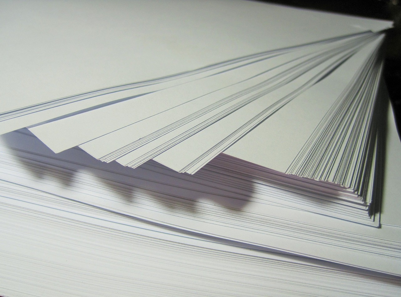 paper, ream, stack